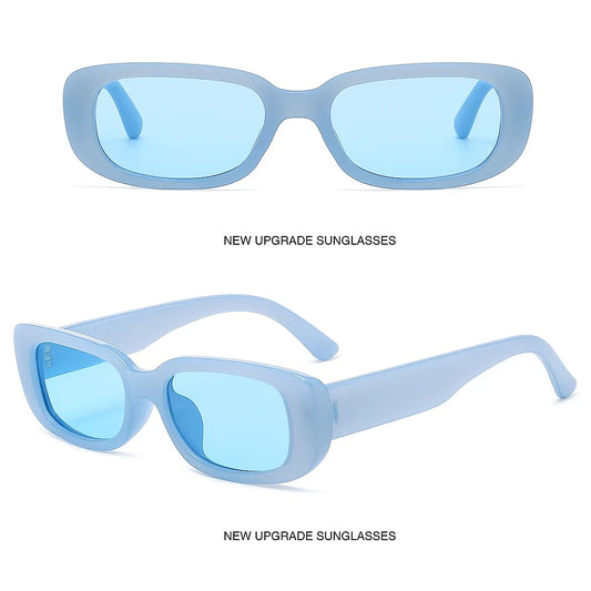 SiaNova Retro Steampunk Rectangle Shades