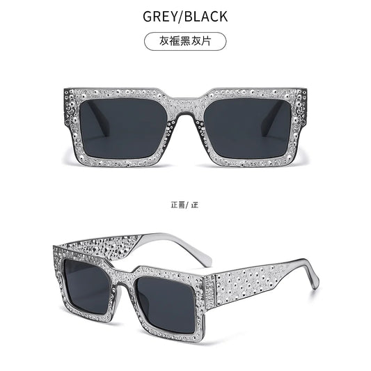 SiaNova Retro Shiny Square Shades