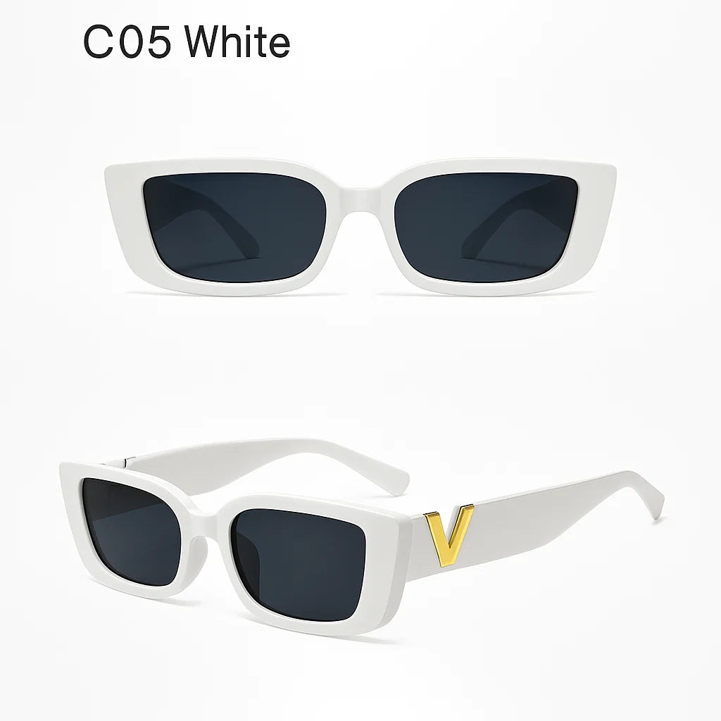 SiaNova Luxe Retro Rectangle Frames