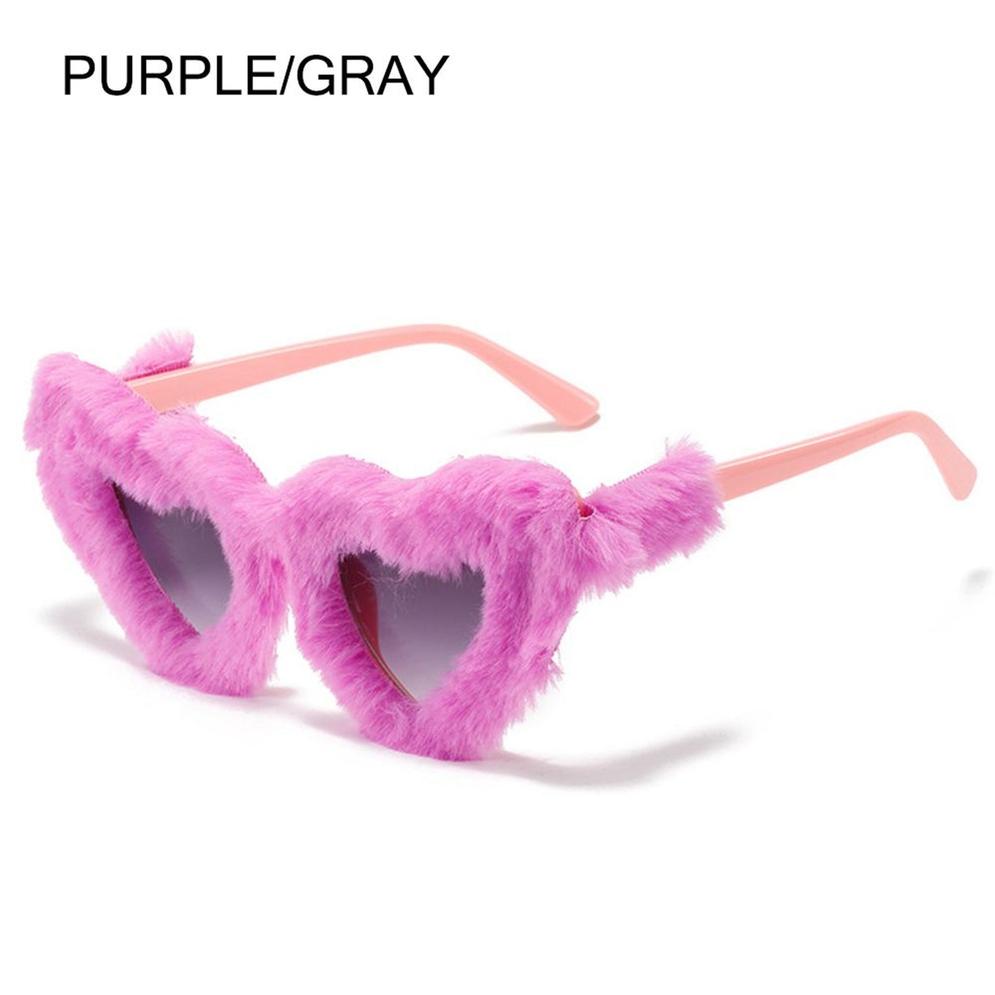 Fluffy Dream – Oversized Plush Sunglasses