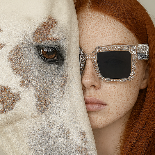SiaNova Retro Shiny Square Shades