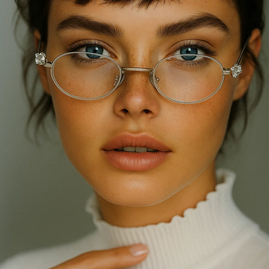 SiaNova Diamond Oval Sunglasses