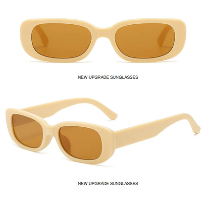 SiaNova Retro Steampunk Rectangle Shades