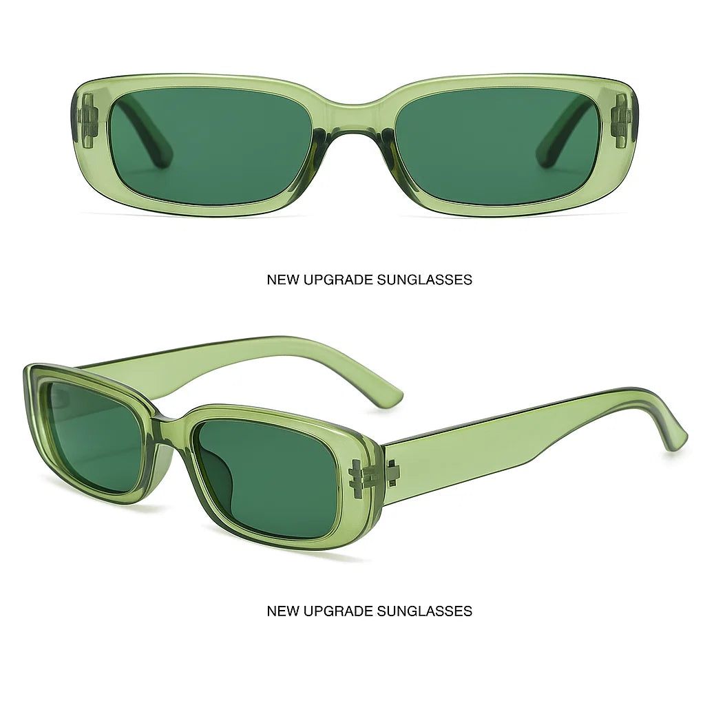 SiaNova Retro Steampunk Rectangle Shades