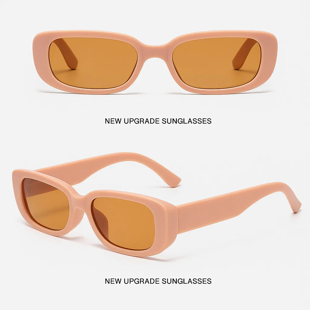 SiaNova Retro Steampunk Rectangle Shades