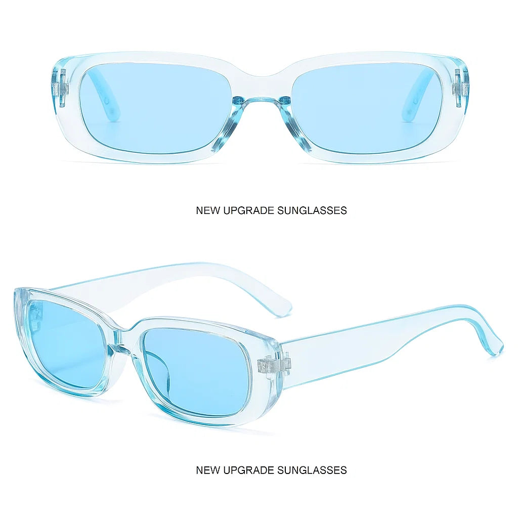 SiaNova Retro Steampunk Rectangle Shades