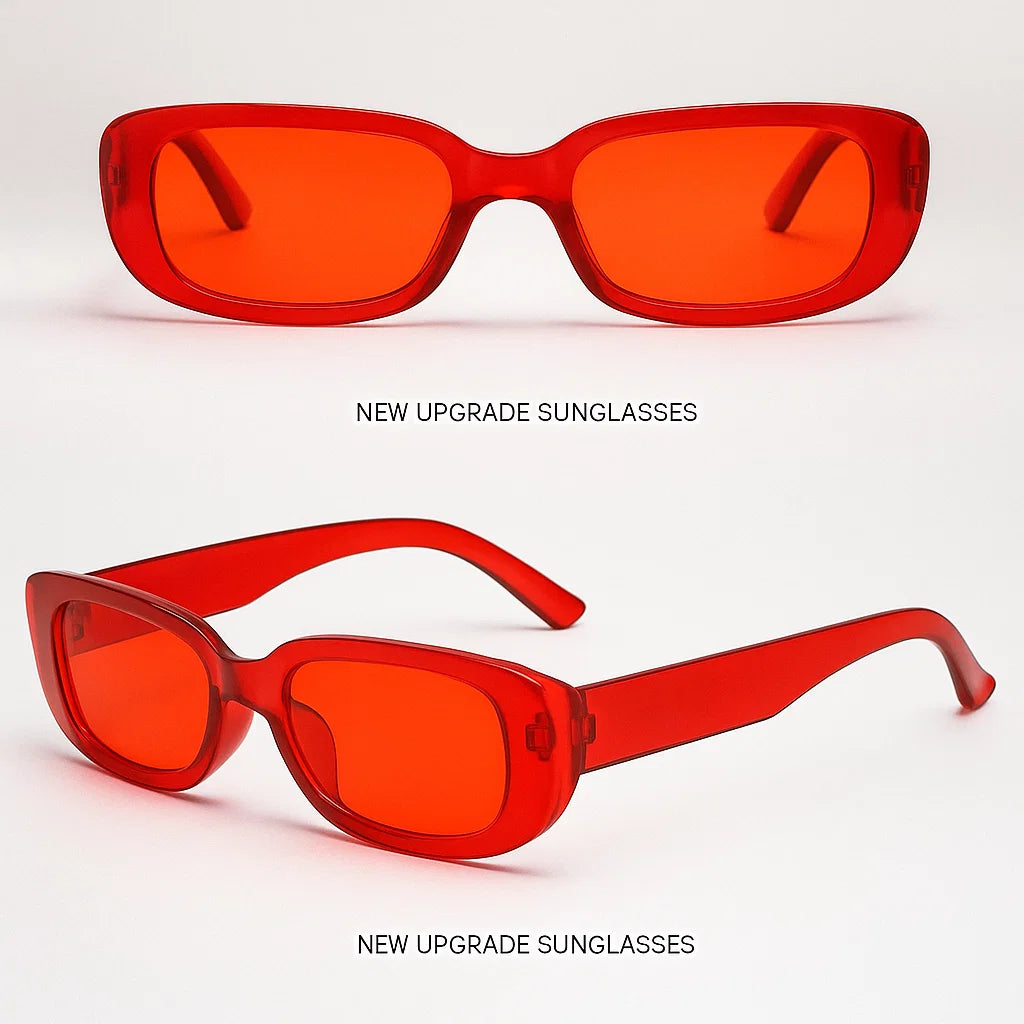 SiaNova Retro Steampunk Rectangle Shades
