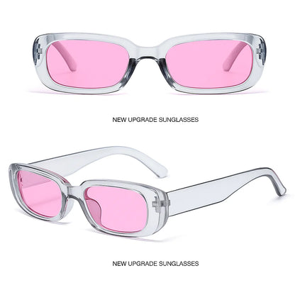 SiaNova Retro Steampunk Rectangle Shades