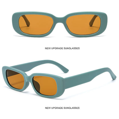 SiaNova Retro Steampunk Rectangle Shades