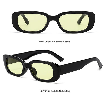 SiaNova Retro Steampunk Rectangle Shades