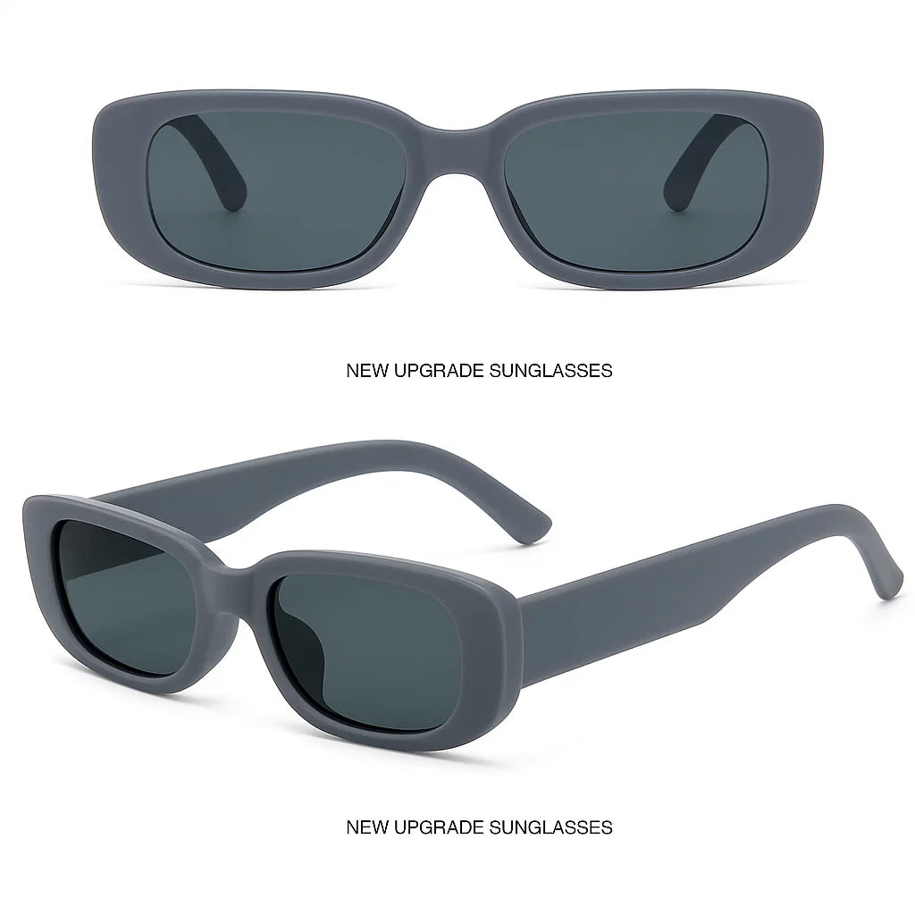 SiaNova Retro Steampunk Rectangle Shades