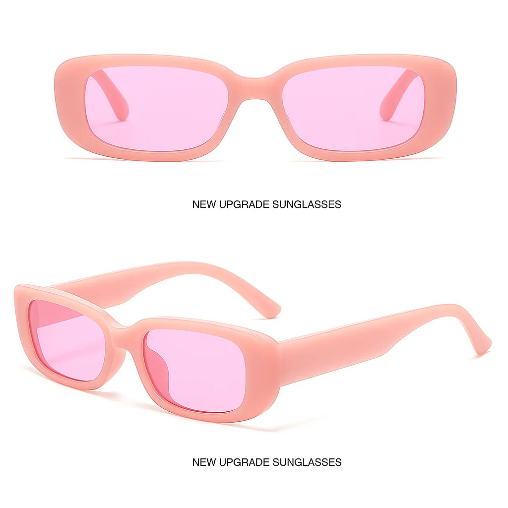 SiaNova Retro Steampunk Rectangle Shades