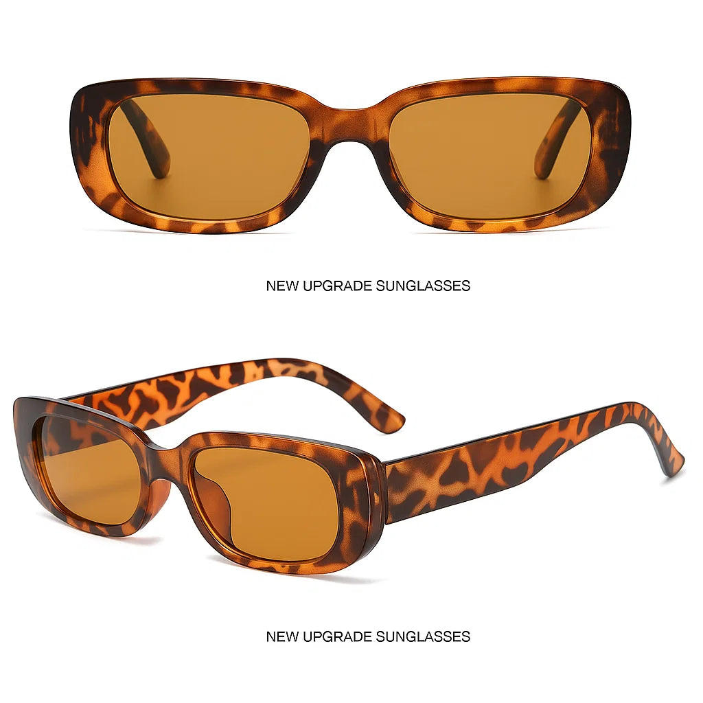 SiaNova Retro Steampunk Rectangle Shades