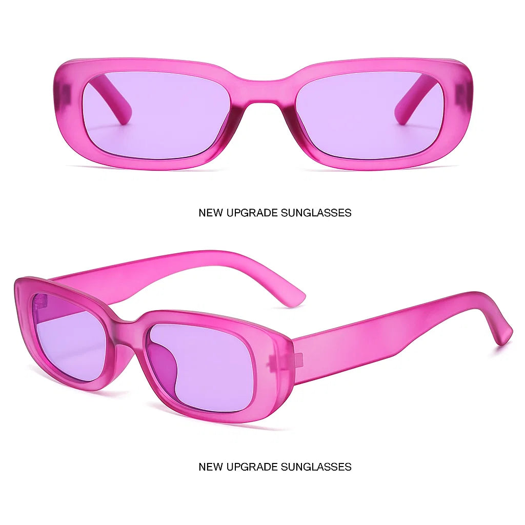 SiaNova Retro Steampunk Rectangle Shades