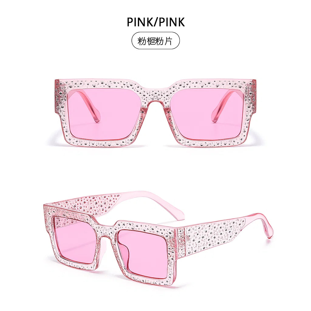 SiaNova Retro Shiny Square Shades