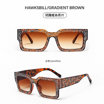 SiaNova Retro Shiny Square Shades