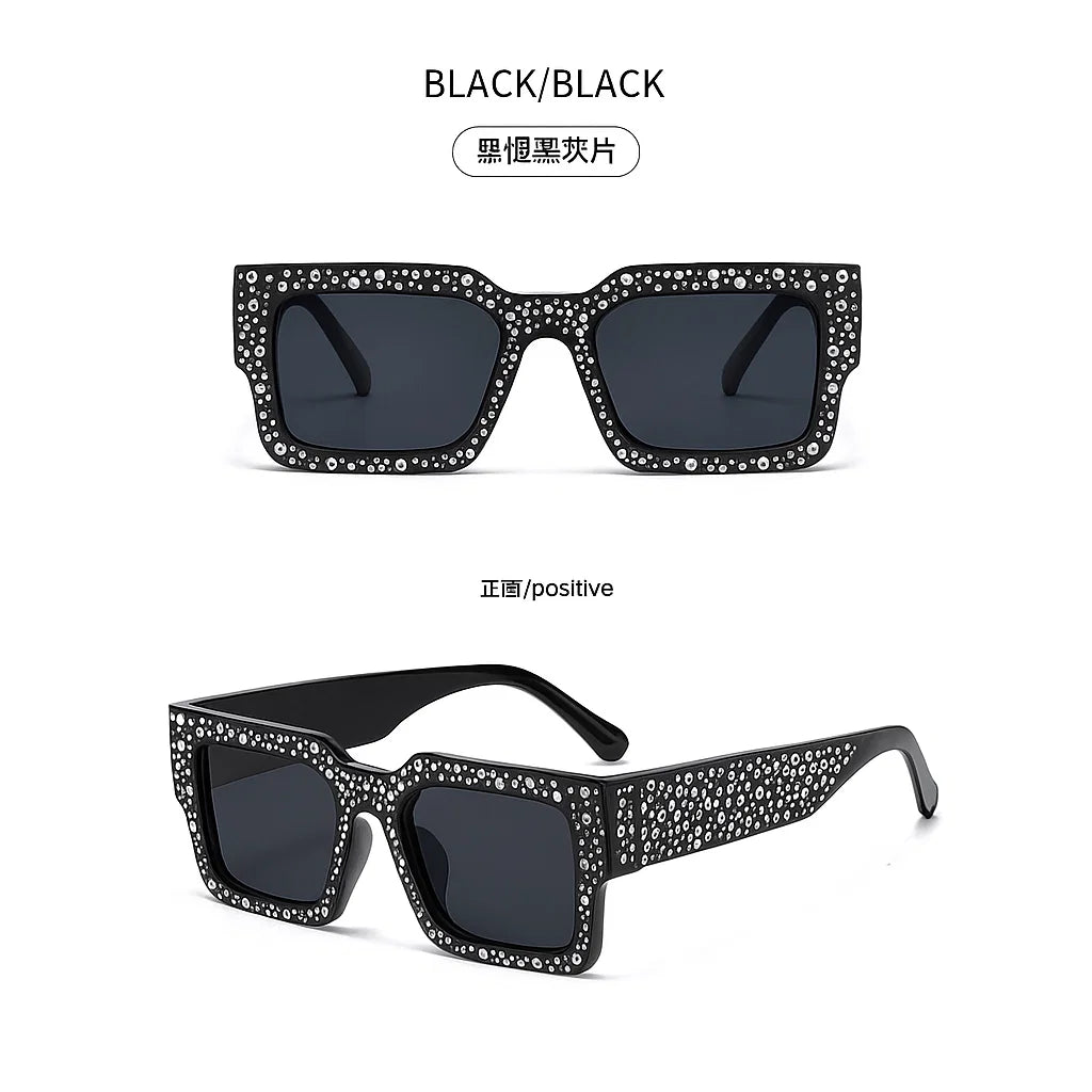SiaNova Retro Shiny Square Shades