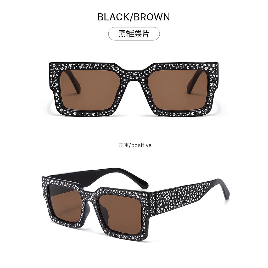SiaNova Retro Shiny Square Shades