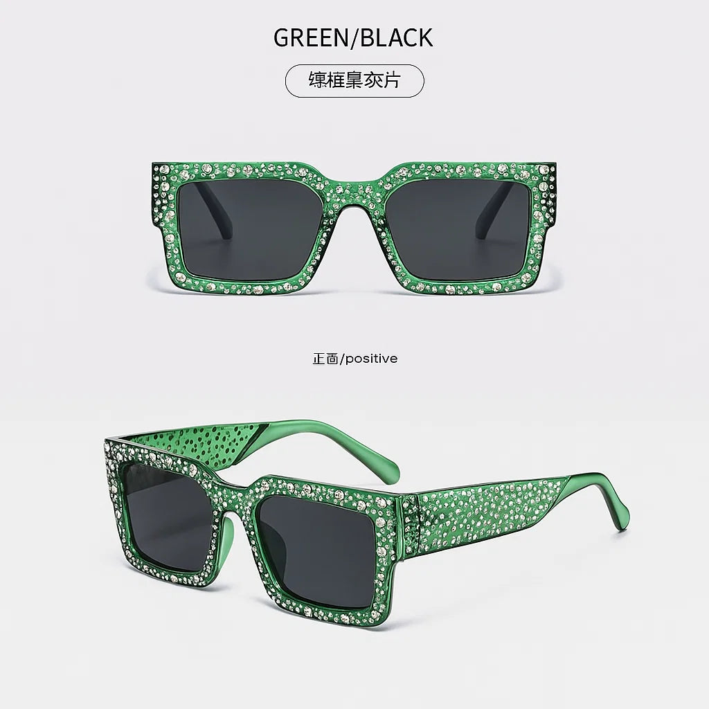SiaNova Retro Shiny Square Shades