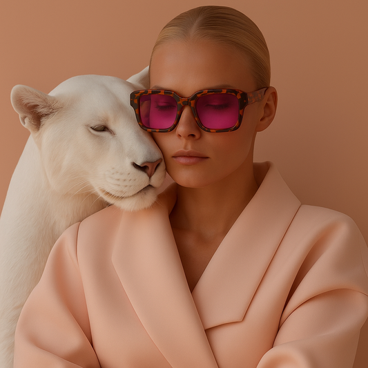 SiaNova Punk Pink Rectangle Shades