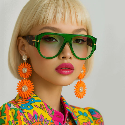 SiaNova Vintage Oval Shades